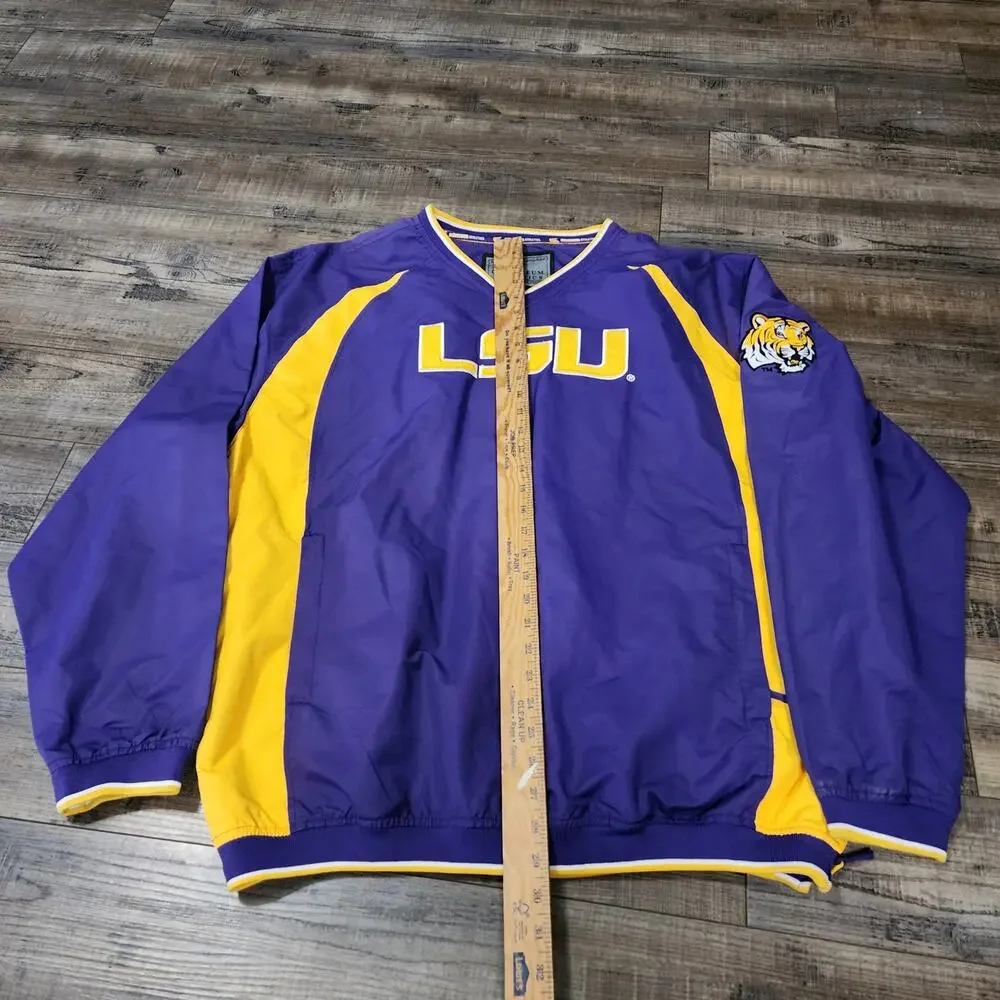 LSU Pullover Windbreaker Colosseum Athletics Mens Size XXL 2543 - Picture 2 of 6